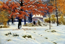 213/ ранний снег. 1890-е
